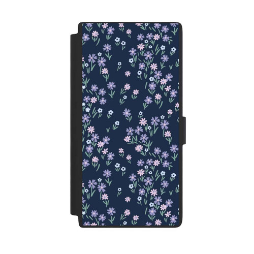 Samsung Galaxy S24 Ultra NIVOflip Dark Blue Floral Theme