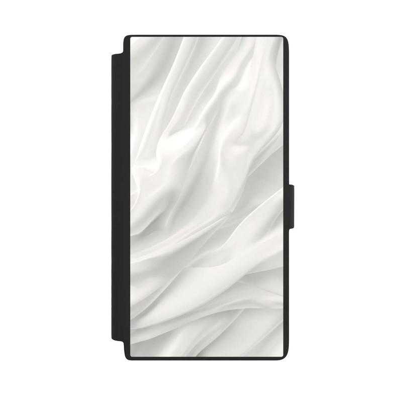 Galaxy S24 Ultra NIVOflip Weiße Seidenmatte Textur mit KI