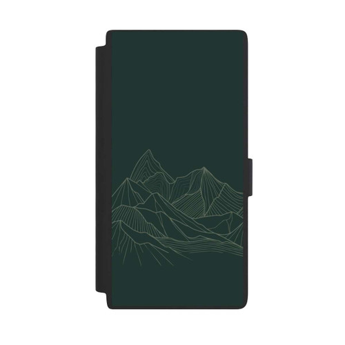 Samsung Galaxy S24 Ultra NIVOflip Berg Line Art Grün