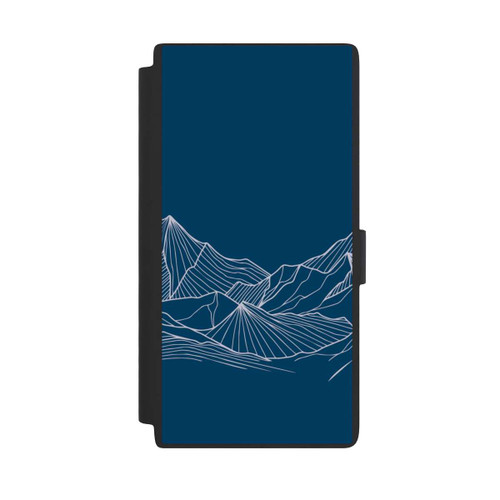Samsung Galaxy S24 Ultra NIVOflip Blue Mountain Contour Lines