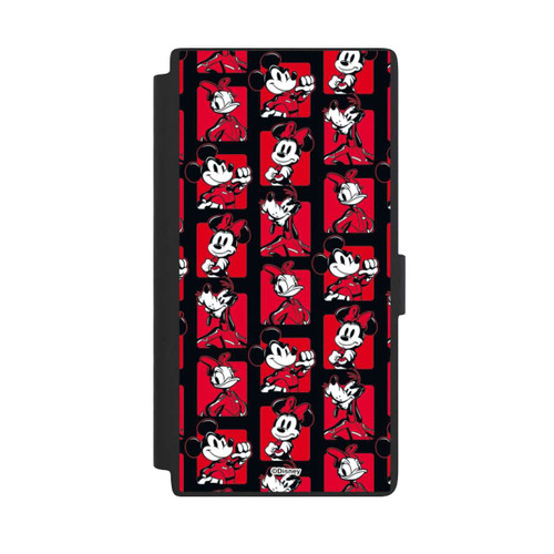 Samsung Galaxy S24 Ultra NIVOflip Micky Maus Racing Muster Rot