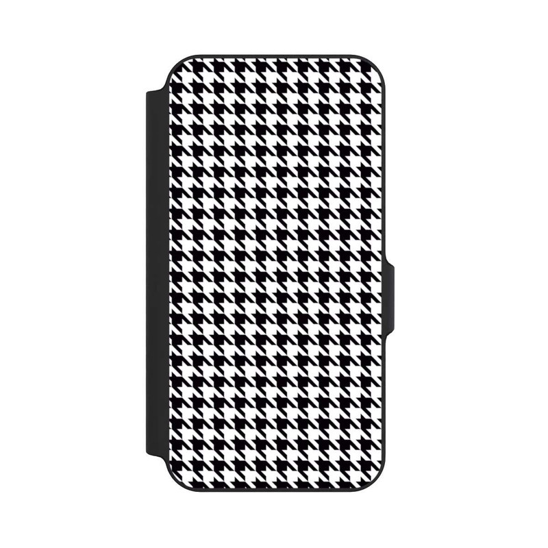 Galaxy S23 FE NIVOflip Houndstooth black-white