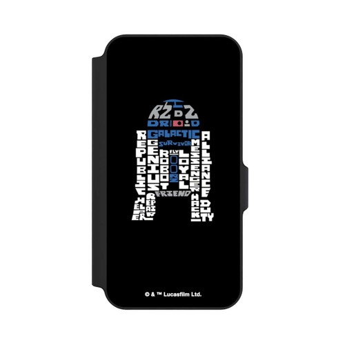 Samsung Galaxy S23 FE NIVOflip R2-D2 Typo Grafisch
