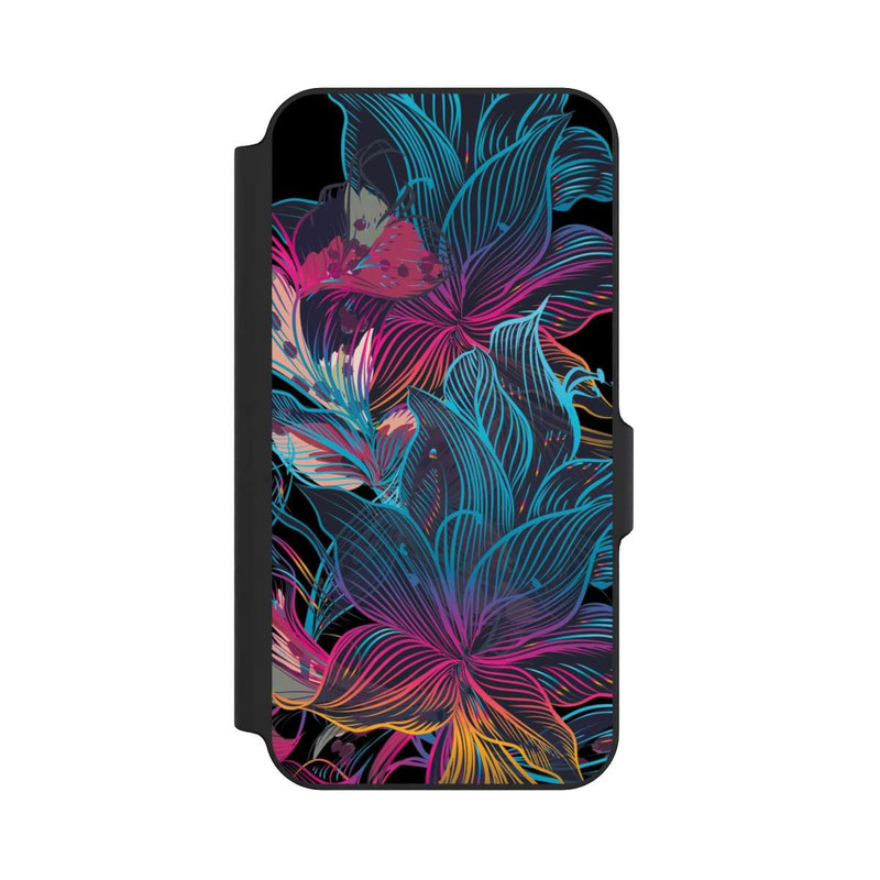 Galaxy S23 FE NIVOflip Le pouvoir des fleurs néon