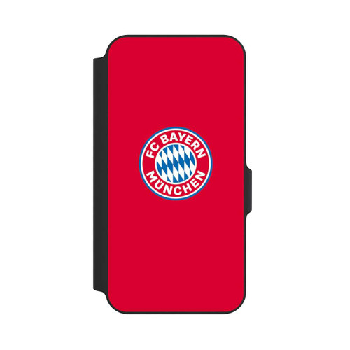Samsung Galaxy S23 FE NIVOflip FCB Logo sur fond rouge