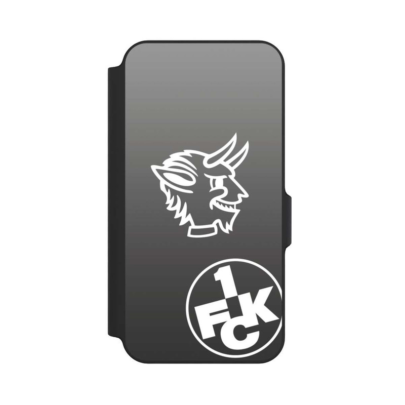 Galaxy S23 FE NIVOflip Teufelskopf FCK auf Schwarz