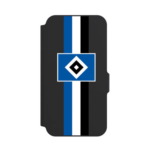 Samsung Galaxy S23 FE NIVOflip HSV Streifen - Blau-Weiß-Schwarz - ohne Hintergrund