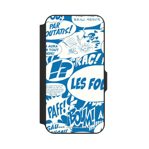 Samsung Galaxy S23 FE NIVOflip Speech Bubbles Asterix Blue