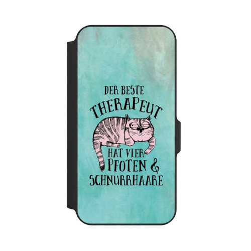Samsung Galaxy S23 FE NIVOflip Katze Therapeut