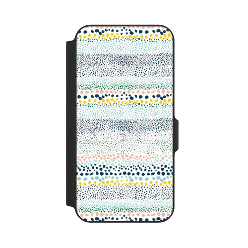 Samsung Galaxy S23 FE NIVOflip Petits Points Blanc Texturé