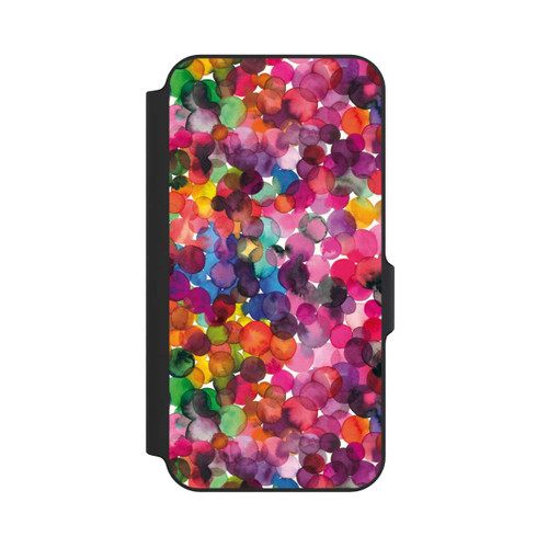 Samsung Galaxy S23 FE NIVOflip Überlappende Aquarellpunkte
