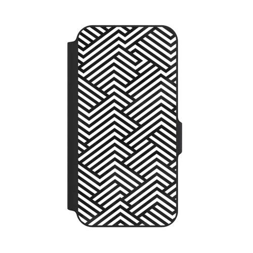 Samsung Galaxy S23 FE NIVOflip Schwarz und Weiß ZigZag
