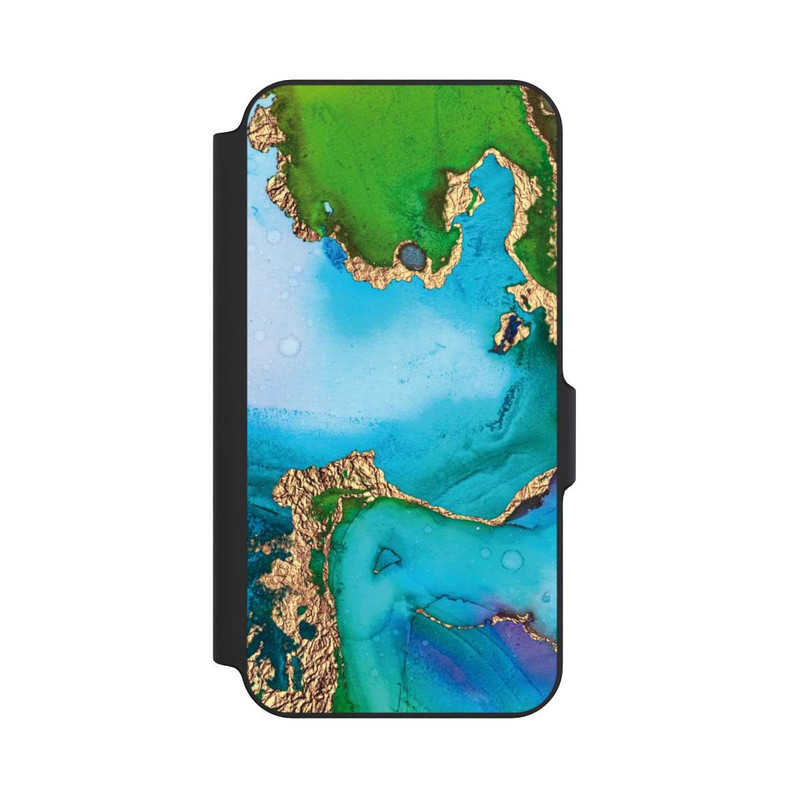 Galaxy S23 FE NIVOflip Farbenfroher Marmor
