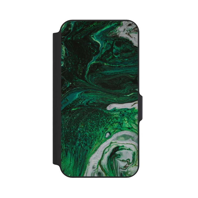 Galaxy S23 FE NIVOflip Green oil texture