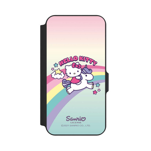 Samsung Galaxy S23 FE NIVOflip Hello Kitty Regenbogen 