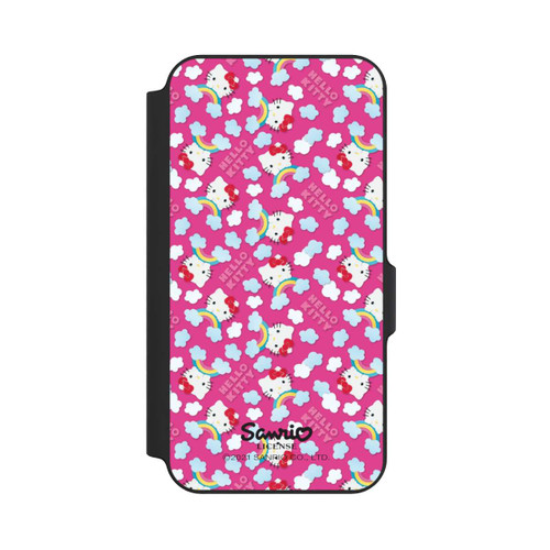 Samsung Galaxy S23 FE NIVOflip Hello Kitty Regenbogenmuster