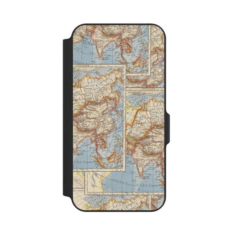 Galaxy S23 FE NIVOflip World Map Vintage