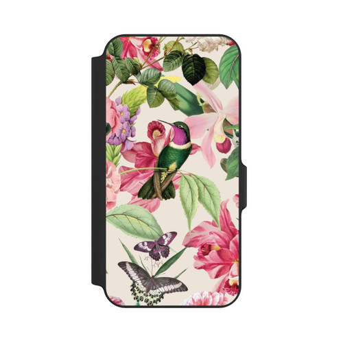 Samsung Galaxy S23 FE NIVOflip Kolibris und Rosen Muster