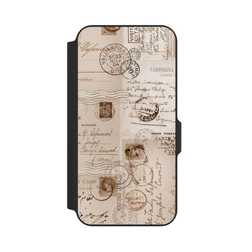 Samsung Galaxy S23 FE NIVOflip Vintage Briefmarken