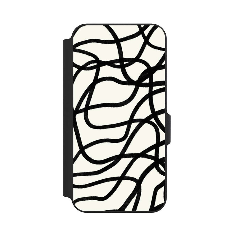 Galaxy S23 FE NIVOflip Lignes noires