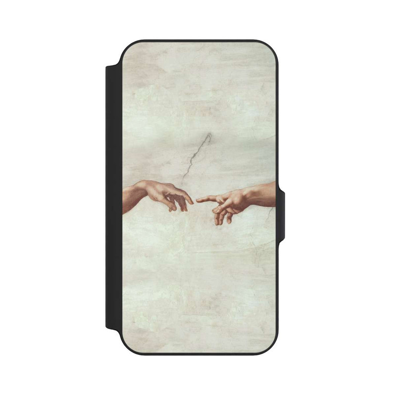 Galaxy S23 FE NIVOflip Hands of God and Adam by Michelangelo Buonarroti