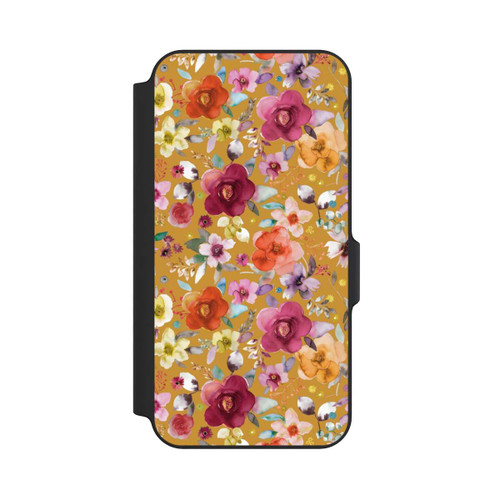 Samsung Galaxy S23 FE NIVOflip Spring Floral Bouquets Mustard