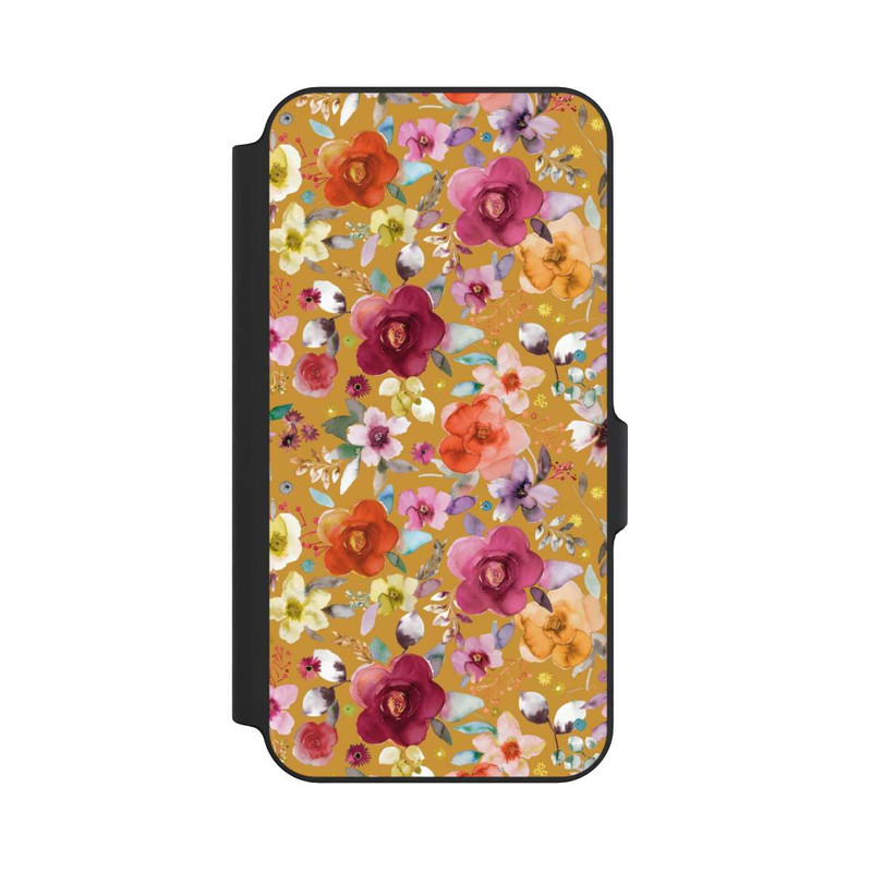 Galaxy S23 FE NIVOflip Spring Floral Bouquets Mustard