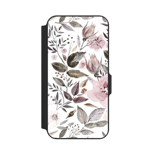 Samsung Galaxy S23 FE NIVOflip Aquarell braune Rosenblüten
