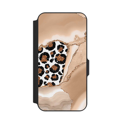 Samsung Galaxy S23 FE NIVOflip  Muster und Texturen Hellgold