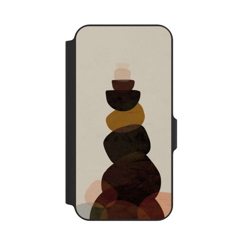 Samsung Galaxy S23 FE NIVOflip Stein Nr. 5 Braun