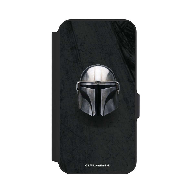 Galaxy S23 FE NIVOflip Schwarzer Mandalorianer Helm