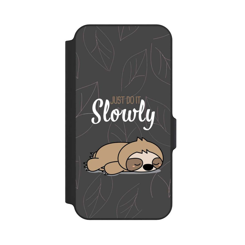 Galaxy S23 FE NIVOflip Just Do It Slowly Sloth Grey
