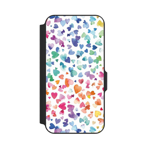 Samsung Galaxy S23 FE NIVOflip Liebesherzen aquarell