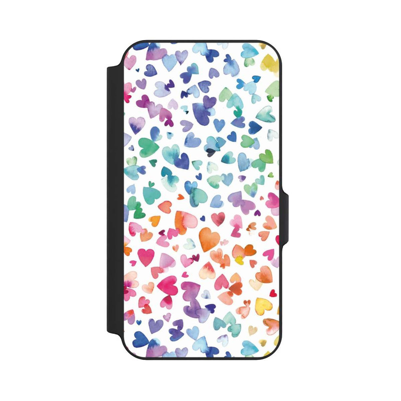 Galaxy S23 FE NIVOflip Liebesherzen aquarell