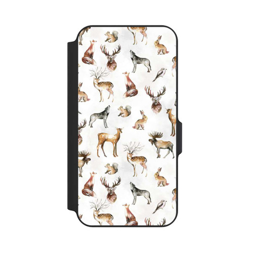 Samsung Galaxy S23 FE NIVOflip Animaux d'hiver des bois