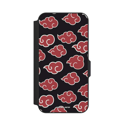 Samsung Galaxy S23 FE NIVOflip Akatsuki Pattern Black Big
