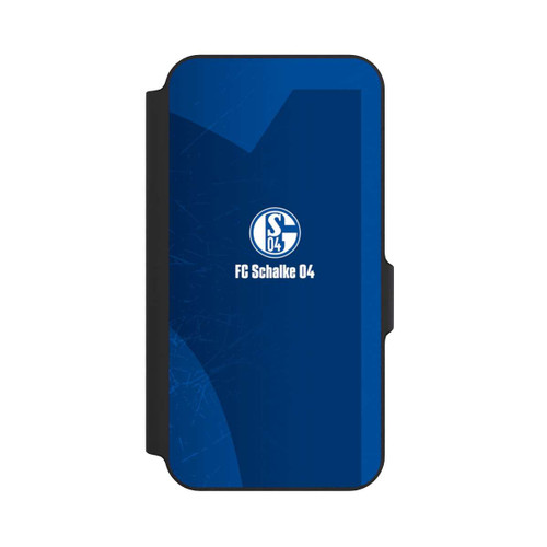 Samsung Galaxy S23 FE NIVOflip Schalke 04 Blauer Hintergrund Mit Logo