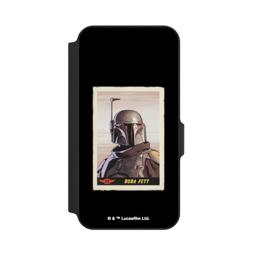 Samsung Galaxy S23 FE NIVOflip Boba Fett Badges Schwarzer Hintergrund