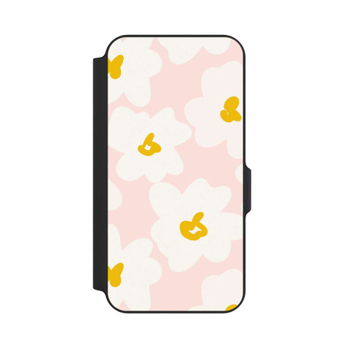 Samsung Galaxy S23 FE NIVOflip Retro Flower Wall Daisy Apricot
