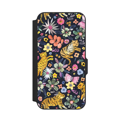 Samsung Galaxy S23 FE NIVOflip Tigres &amp; Fleurs du Printemps