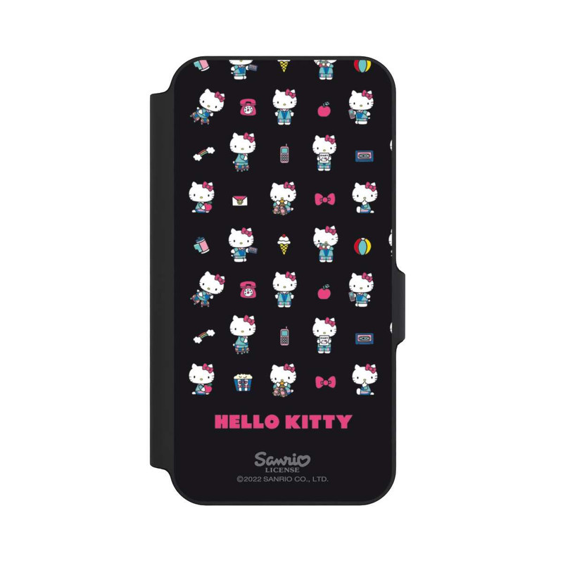 Galaxy S23 FE NIVOflip Hello Kitty 90s Schwarz