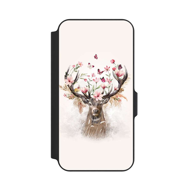 Galaxy S23 FE NIVOflip Cerf & Fleurs