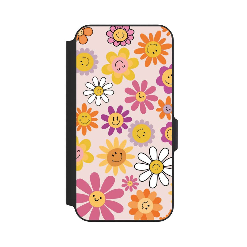 Galaxy S23 FE NIVOflip Smiles Pink Flowers