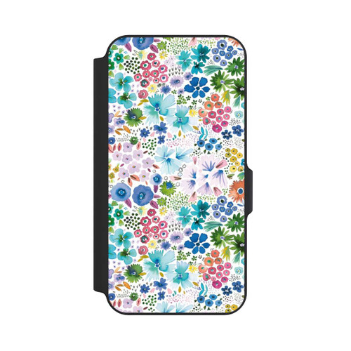 Samsung Galaxy S23 FE NIVOflip Petites Fleurs de Printemps Bleues