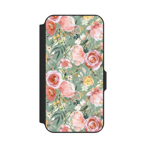Samsung Galaxy S23 FE NIVOflip Bouquet de Pivoines Pastelles