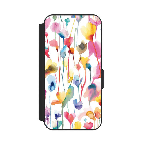 Samsung Galaxy S23 FE NIVOflip Aquarell Wildblumen bunt
