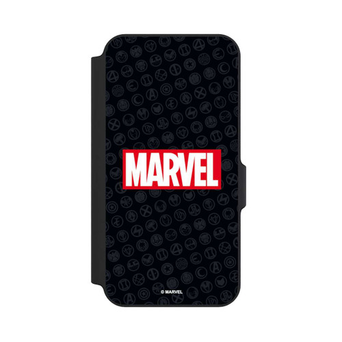 Samsung Galaxy S23 FE NIVOflip Marvel Logo Noir Rouge