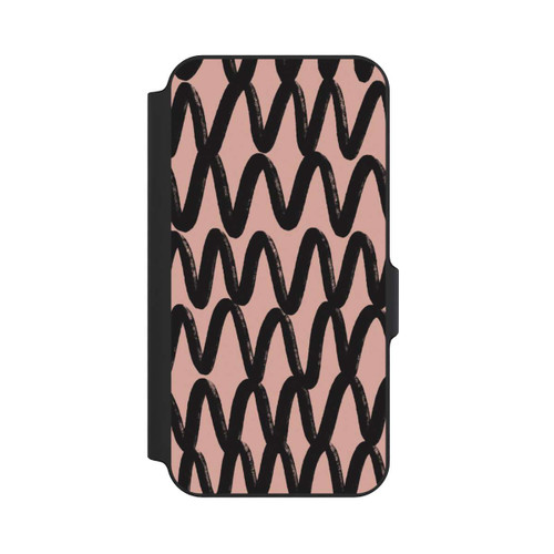 Samsung Galaxy S23 FE NIVOflip Schwarzes Zickzack