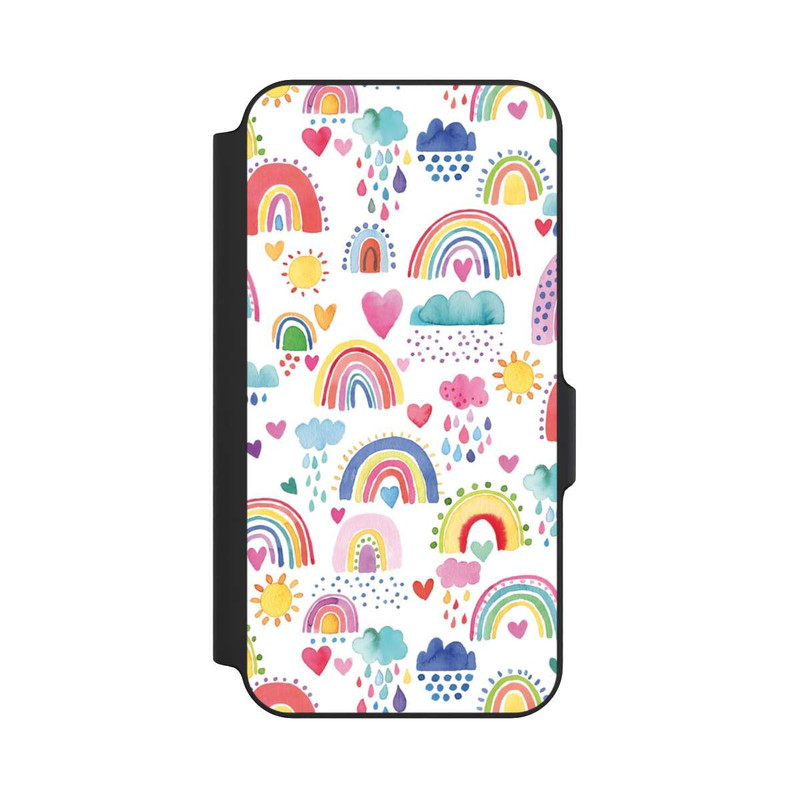 Galaxy S23 FE NIVOflip Schöne Regenbogen-Multi-Rot