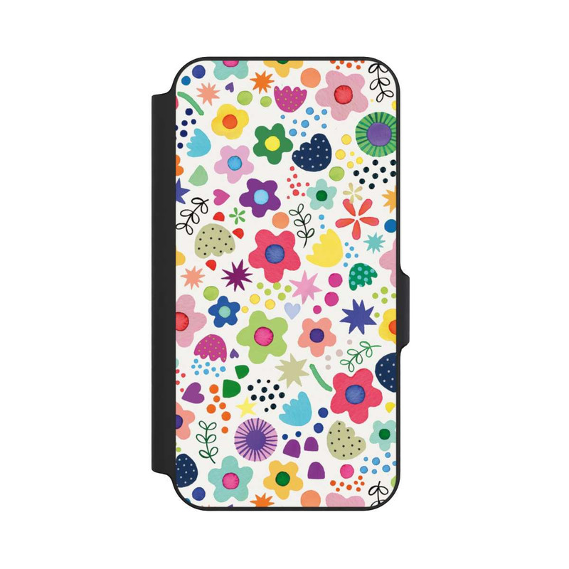 Galaxy S23 FE NIVOflip Psychedelic Flowers Colorful